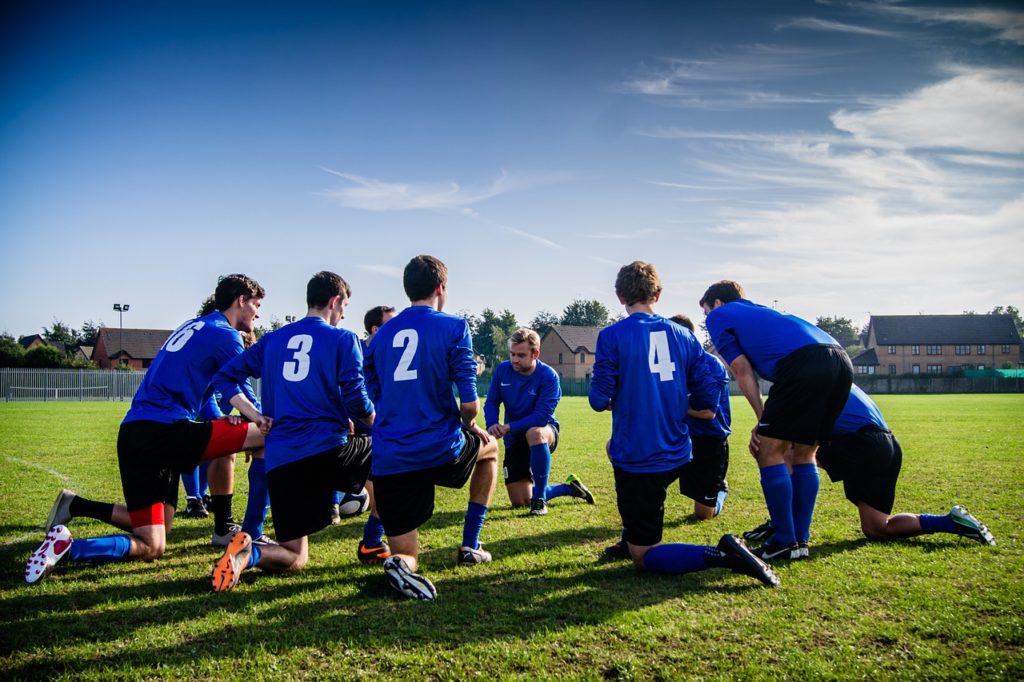 team, football, game